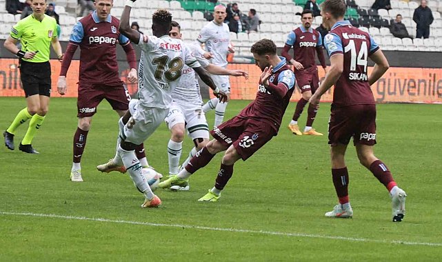Trendyol Süper Lig: Konyaspor: 0 - Trabzonspor: 0