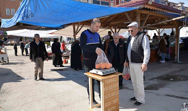 Türkeli'de pazara 'tartı kontrol noktası'