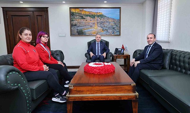 Vali Akkoyun, Avrupa şampiyonunu tebrik etti