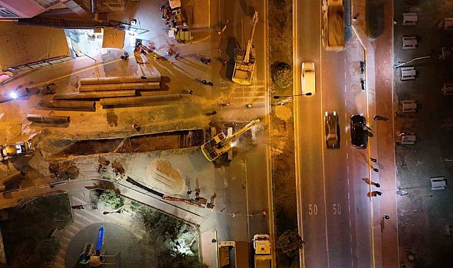 Vali Ozan Caddesi trafiğe açıldı, içme suyu projesinde önemli aşama tamamlandı