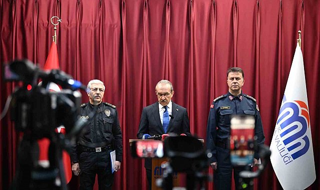 Vali Seddar Yavuz, 2025 yılı Ocak- Şubat ayı güvenlik faaliyet verilerini açıkladı