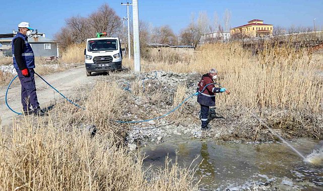 Van Büyükşehir Belediyesi vektörle mücadele startını verdi