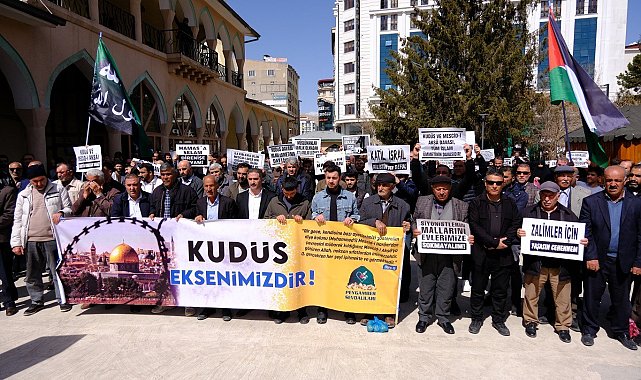 Van'da "Dünya Kudüs Günü"nde basın açıklaması düzenlendi