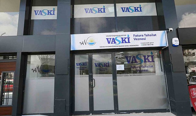 VASKİ'den yeni su tahsilat veznesi