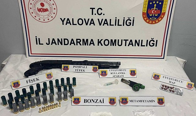 Yalova'da otomobilde uyuşturucu ele geçirildi
