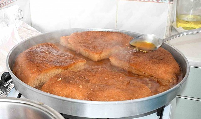 Yozgat'ta Ramazan'ın vazgeçilmez lezzeti: Ekmek kadayıfı