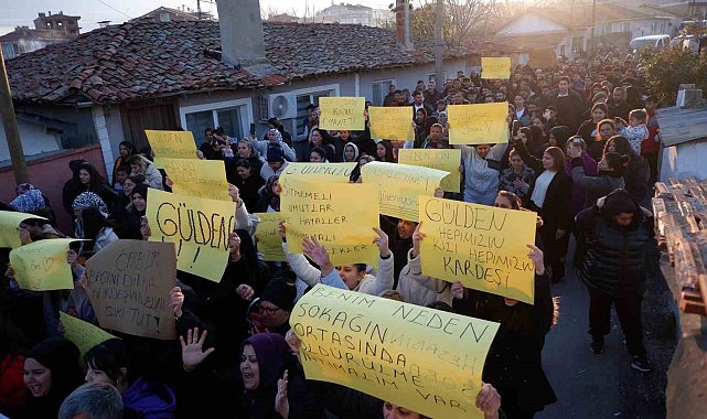 14 yaşındaki Gülden Coni için mahalleli yürüyüş düzenledi