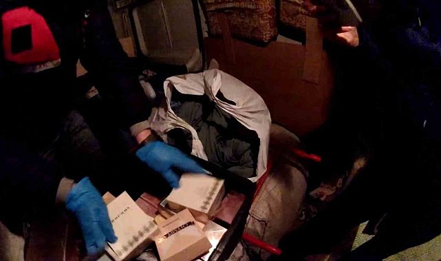 1,5 milyon liralık kaçak parfüm ele geçirildi