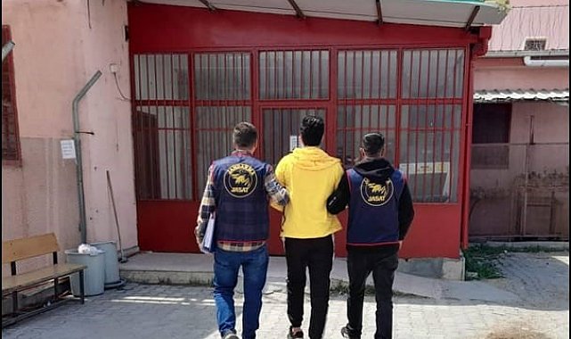 17 yıl kesinleşmiş hapis cezası ile aranan şahıs yakalandı