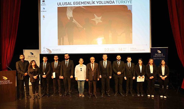 23 Nisan coşkusu Düzce Üniversitesi'nde yaşandı