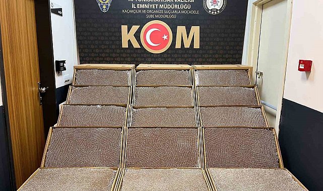 270 bin adet doldurulmuş kaçak makaron ele geçirildi