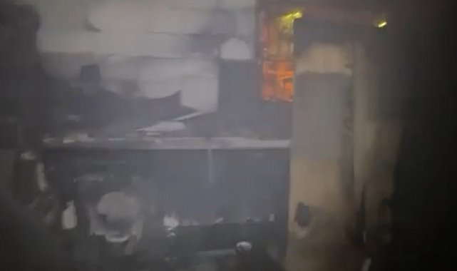 3 çocuklu annenin yaşadığı ev yandı