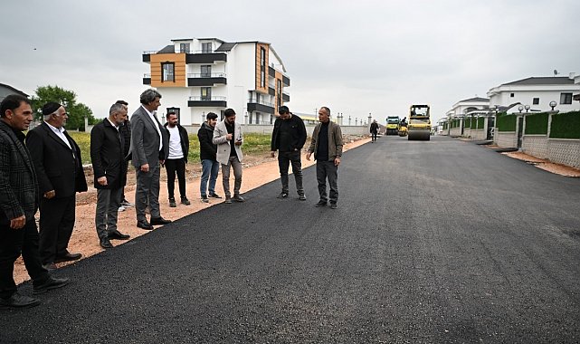 3 mahalleye bin 300 ton asfalt