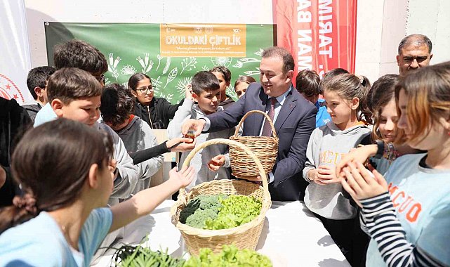 'Okuldaki çiftlik' proje uygulaması devam ediyor