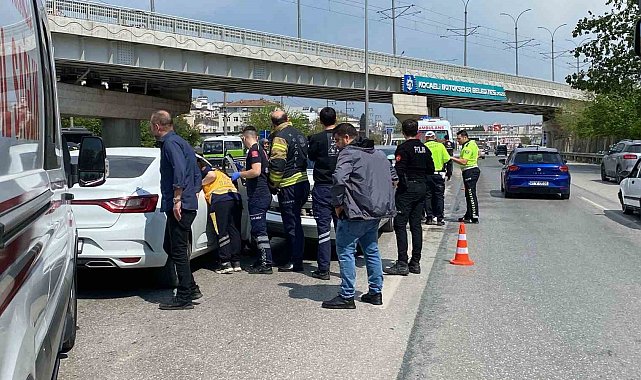 5 aracın karıştığı zincirleme trafik kazasında 3 kişi yaralandı