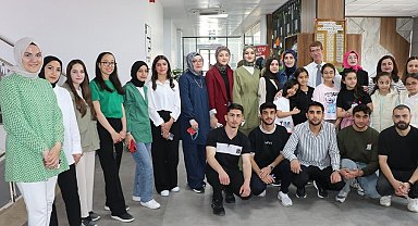 61. Kütüphane Haftasında 61 öğrenciden farkındalık etkinliği