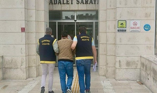 77 yıl hapis cezası olan şahıs Balıkesir'de yakalandı