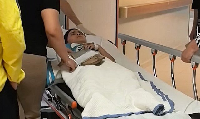 9 yaşındaki çocuğun eline çivili tahta saplandı