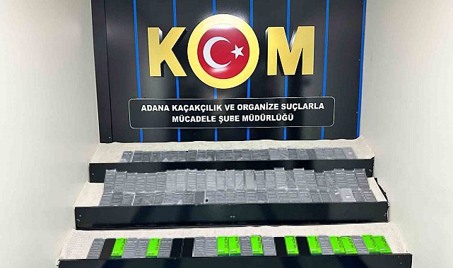 Adana'da 5 milyon TL değerinde kaçak telefon ele geçirildi