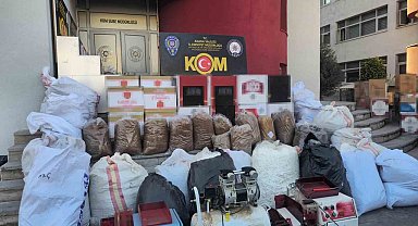 Adana'da 653 kilogram kaçak tütün ele geçirildi: 4 gözaltı