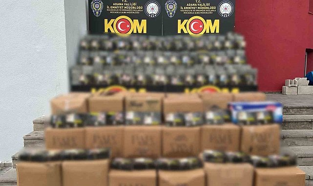 Adana'da Kaçakçılık Operasyonu: 90 bin adet mükerrer bandrol ele geçirildi