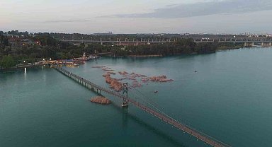 Adana'nın boğazı "Esi Baraj" karanlığa terk edildi