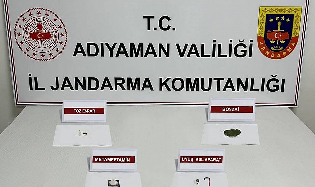 Adıyaman'da 14 şahsa uyuşturucu maddeden işlem yapıldı