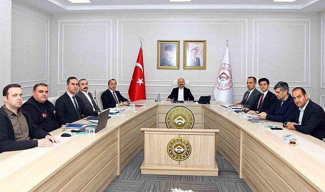 Adıyaman'da kentteki çalışmalarla ilgili toplantı yapıldı