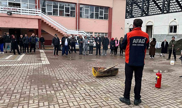 AFAD'dan yangın eğitimi