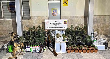Afyonkarahisar'da jandarmadan uyuşturucu operasyonu