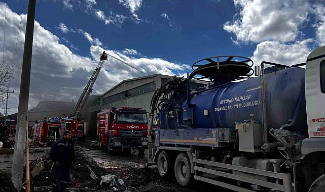 Afyonkarahisar'da OSB'de yangın