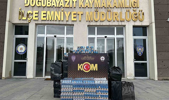 Ağrı'da 10 bin paket kaçak sigara ele geçirildi