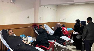 Ağrı'da 'Okulumda Kan'panya' projesiyle kan bağışına yoğun ilgi