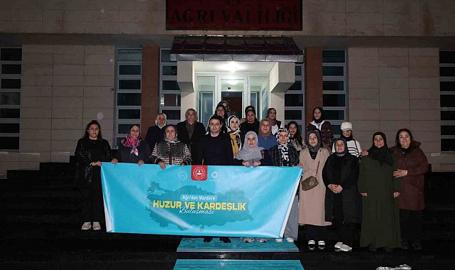 Ağrı'da başlayan huzur ve kardeşlik yolculuğu Mardin'de devam edecek"