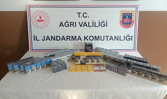 Ağrı'da kaçak sigara operasyonu: 4 gözaltı