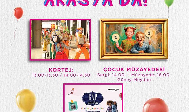 Akasya, 23 Nisan programını açıkladı