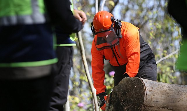 Akçakoca'da ormanda eğitim tatbikatı yapıldı