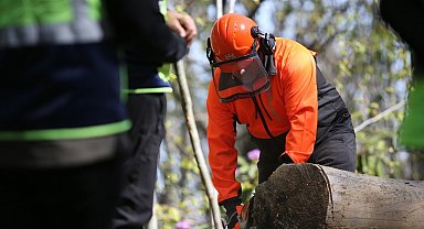 Akçakoca'da ormanda eğitim tatbikatı yapıldı