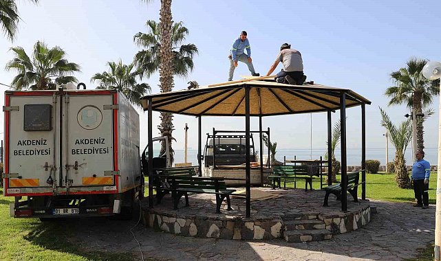 Akdeniz'de parklar yenileniyor