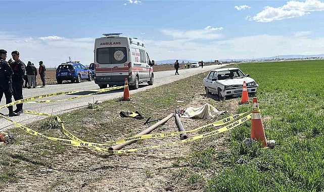 Aksaray'da otomobil tarım işçilerine çarptı: 1 ölü, 2 yaralı