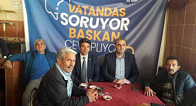 Akyaka'da vatandaş sordu, başkan cevapladı