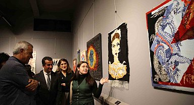 Alaca dokuma sergisi, müzede sergilendi