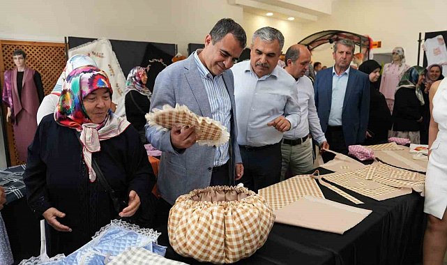 Alanya'da el sanatları sergisi açıldı