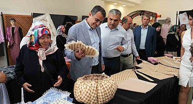 Alanya'da el sanatları sergisi açıldı