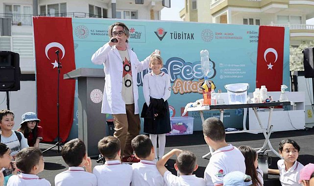 Aliağa'da Bilimfest heyecanı başladı
