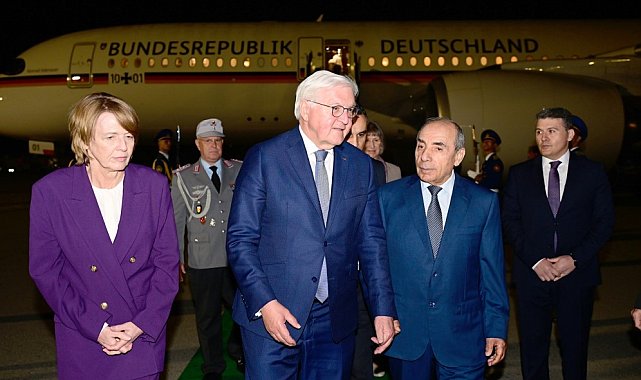 Almanya Cumhurbaşkanı Steinmeier, Azerbaycan'da