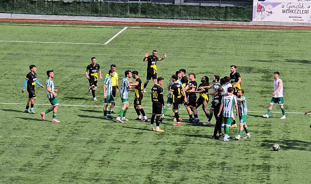 Amatör lig müsabakalarında arbedeler