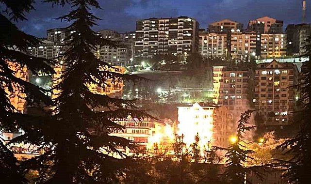 Ankara'da elektrik direklerinde yaşanan patlamalar korkuttu