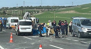 Ankara'da trafik kazası: 1 ölü, 2 yaralı