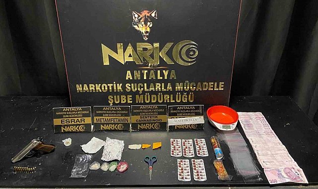 Antalya'da 150 polis ve 4 narkotik köpeği ile eş zamanlı uyuşturucu operasyonu: 12 gözaltı